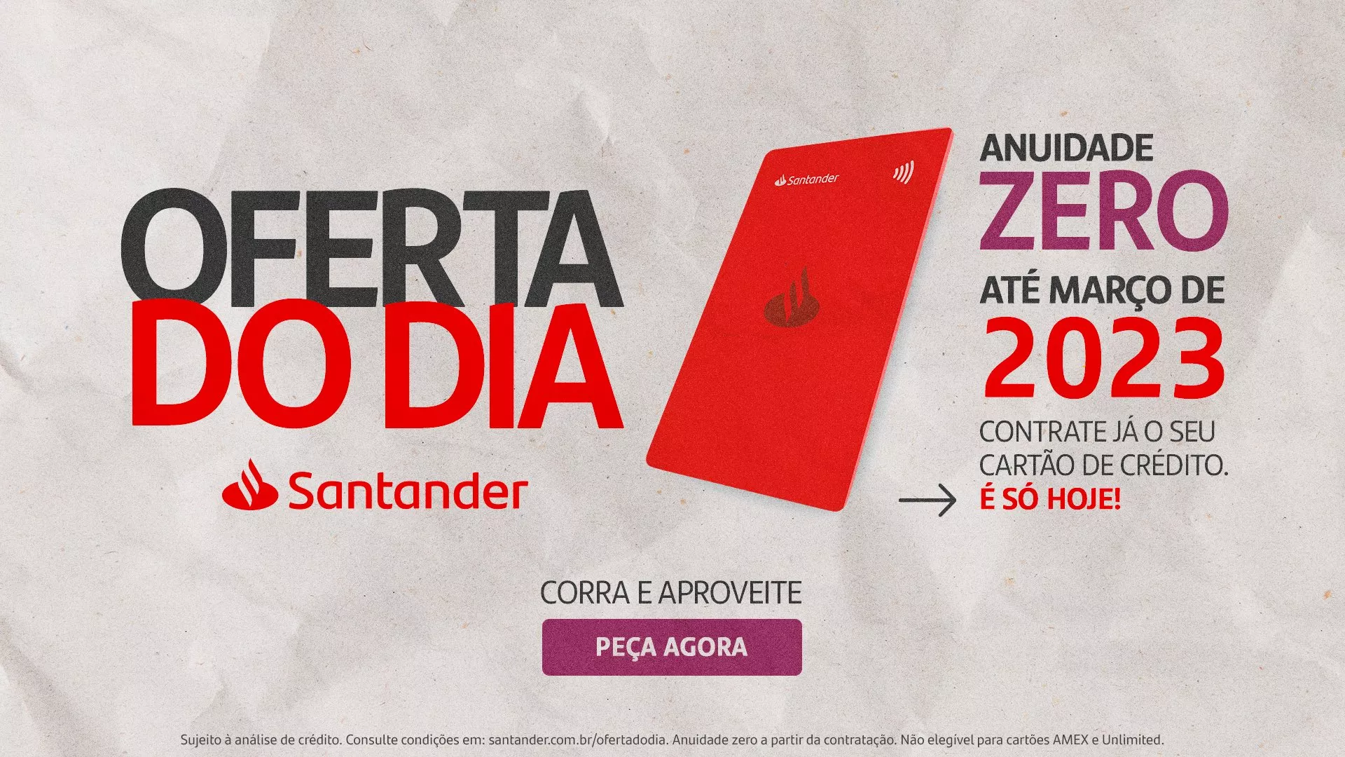 Cartão De Crédito Santander Com Anuidade Grátis Por 1 Ano